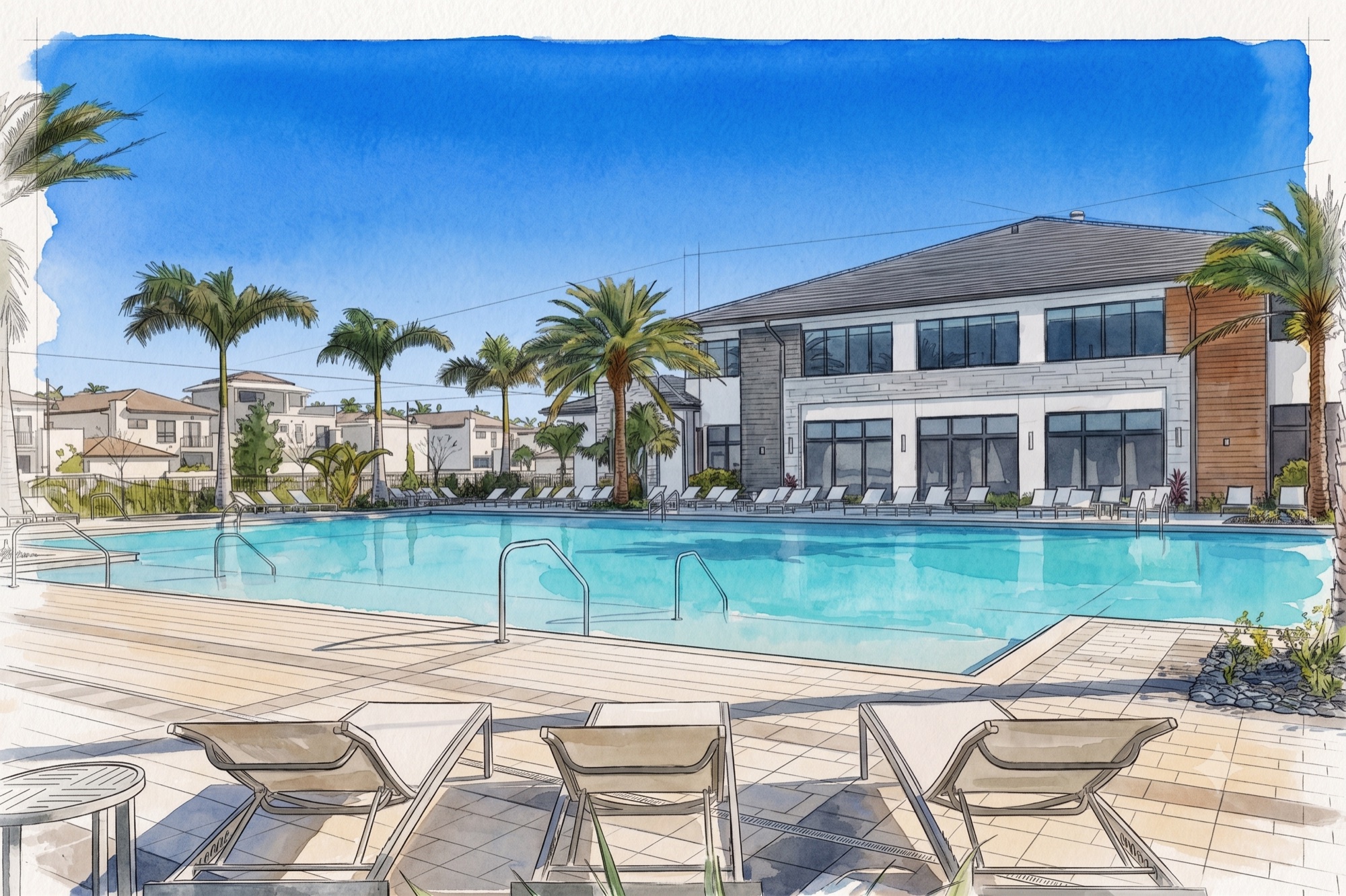 Pool day at The Residences Club